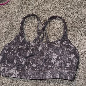 Snake skin sports bra from Lulu Lemon